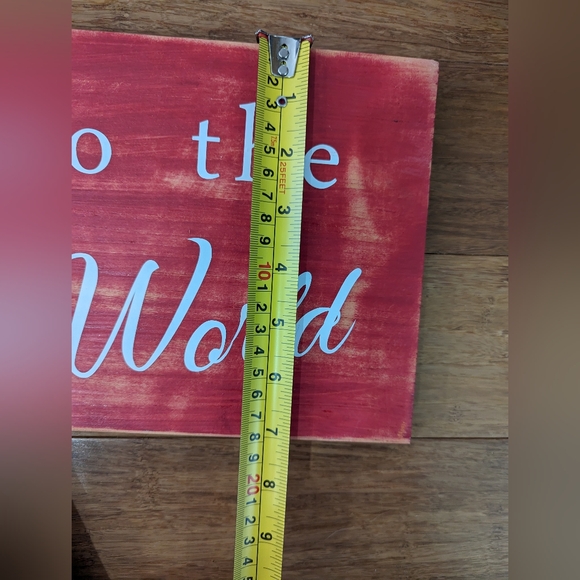 Joy to the World Christmas sign.home accents. - Picture 2 of 3